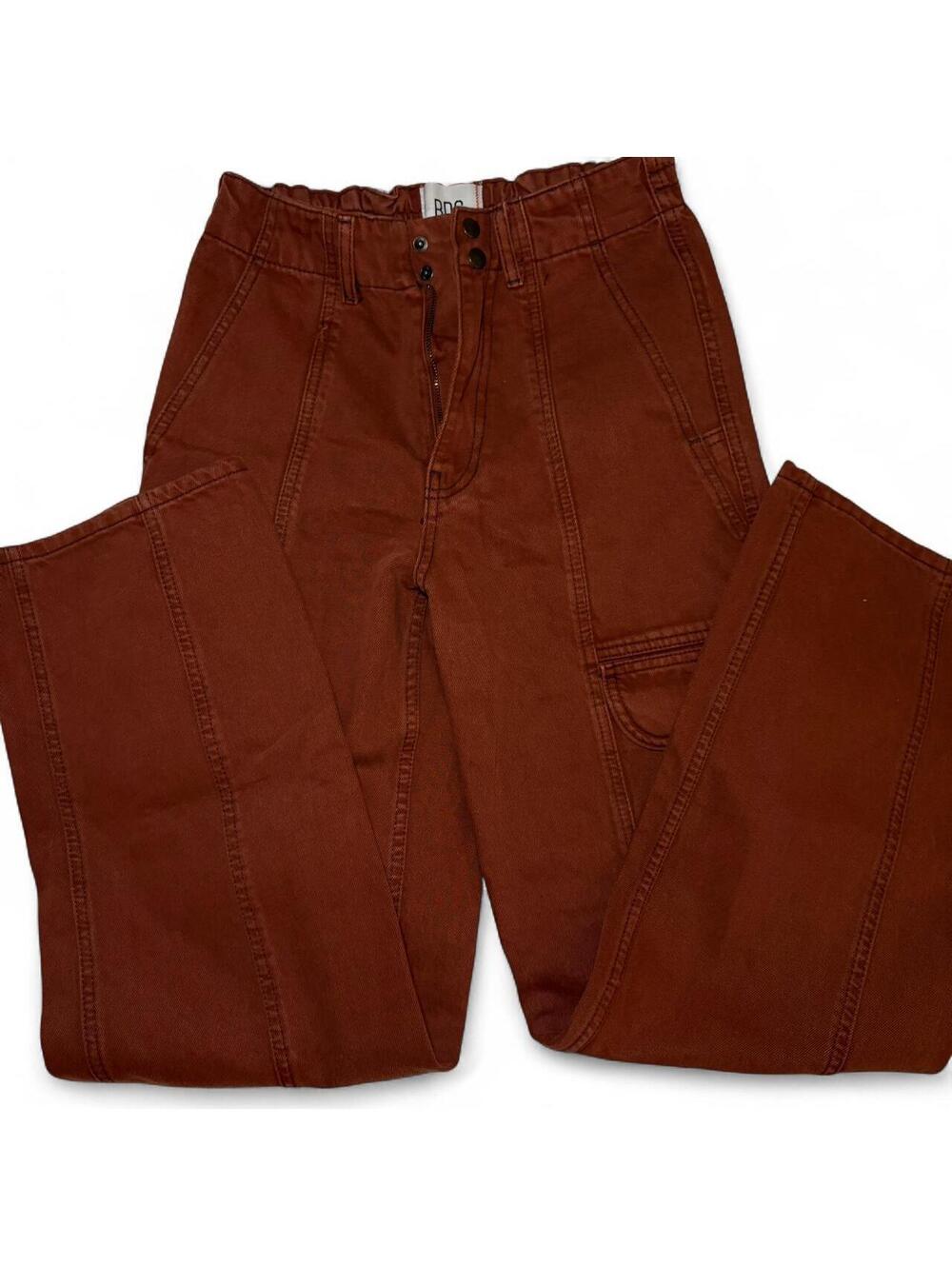 BDG Women's Brown and Orange Jeans